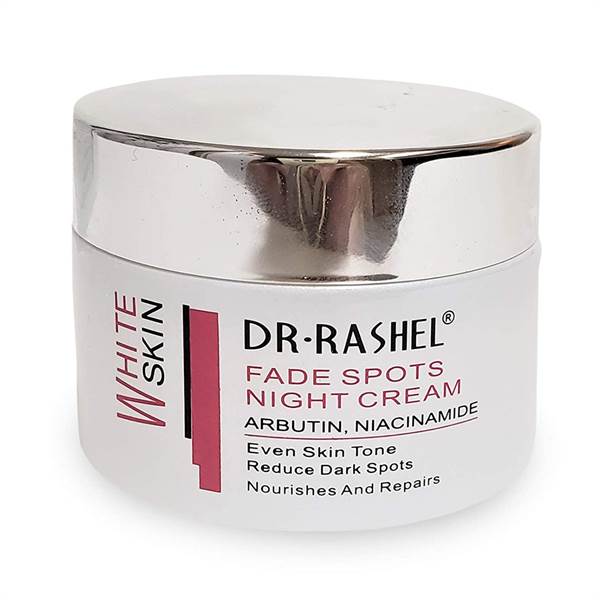DR. RASHEL Fade Spots Night Cream, Reduce Dark Spots, Moisturizers, Nourishes and Repairs Skin